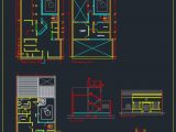 Biochemical Laboratory Plan and Elevation CAD Template DWG