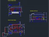 Classical Library CAD Plan Template DWG
