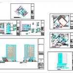 High Rise Four Stars Hotel Plans and Elevation CAD Templates DWG