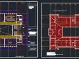Laboratory Building Block Design Plan CAD Template DWG