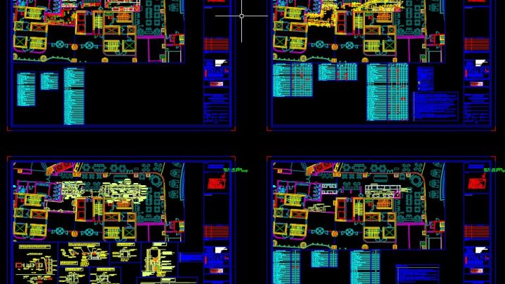 Lebanese Restaurant All Equipements Details CAD Template DWG