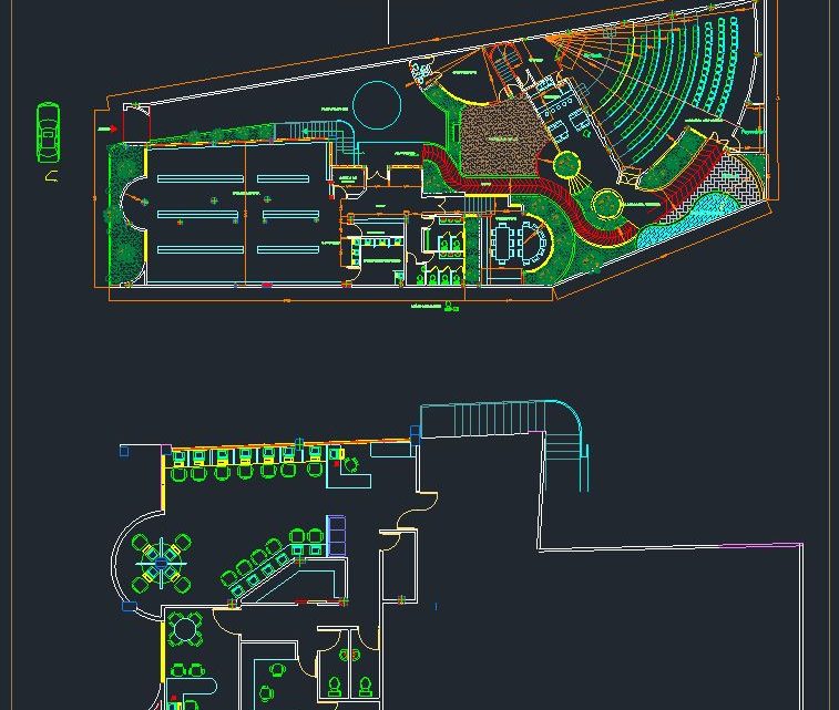Library Autocad Plan CAD Template