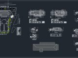 Railway Station Plans and Elevations CAD Template DWG