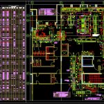 Restaurant Electrical Layout plans CAD Template DWG