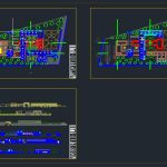 School Plans and Elevation Details Autocad Drawing