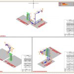 Automatic Fire Gas Suppression System Autocad Template DWG