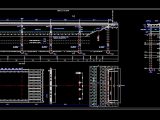 Automobile Bridge Elevations and Sections Details CAD Template DWG