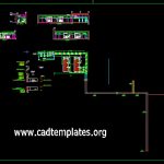Chiller Plan Room Plan Elevation and Sections Details CAD Template DWG