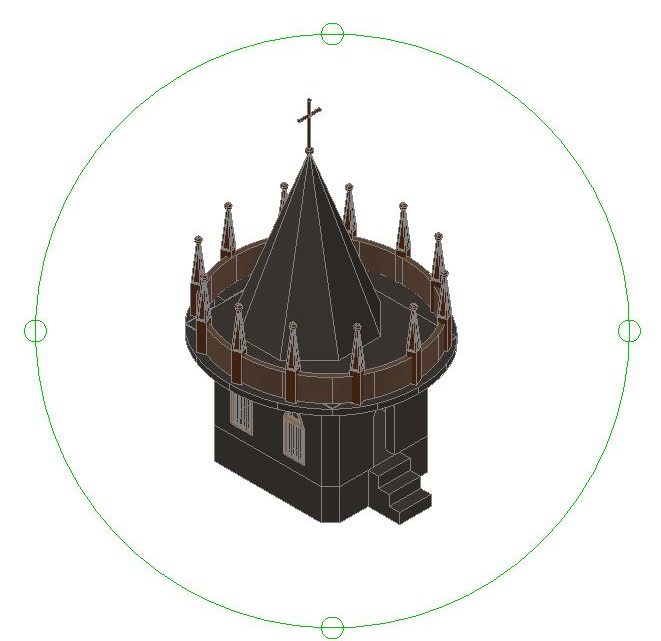 Church 3D Autocad Template DWG