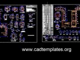 Cold Air Duct Elevation and Sections Details CAD Template DWG