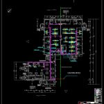 Custom House Network Plan CAD Template DWG