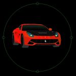 Ferrari Car 3D Autocad Template DWG