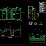Fuel Tank and Fuel System Details CAD Template DWG
