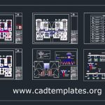 Kinder Garden Electrical Lighting and Power Plan CAD Template DWG