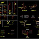 Lightning Rod Details CAD Templates DWG