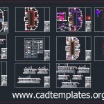 Medical Center Lighting and Power Plan CAD Template DWG