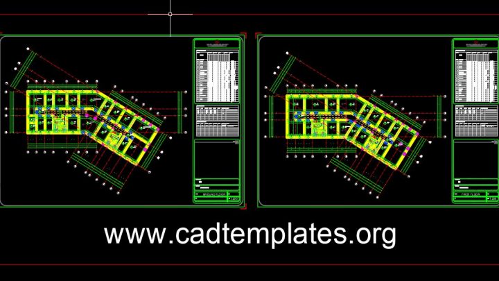 Mall Project Layout Plan details CAD Template DWG