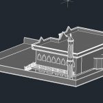 Mosque 3D Autocad Template DWG