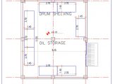 Oil and Gear Storage CAD Template DWG