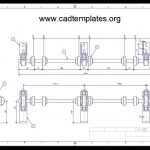 Roller Drive Details CAD Template DWG