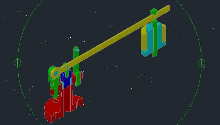 Safety Valve-Lever 3D Model CAD Template DWG