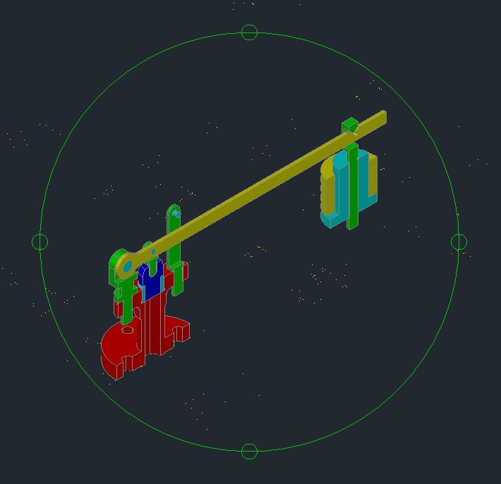 Safety ValveLever 3D Model CAD Template DWG CAD Templates