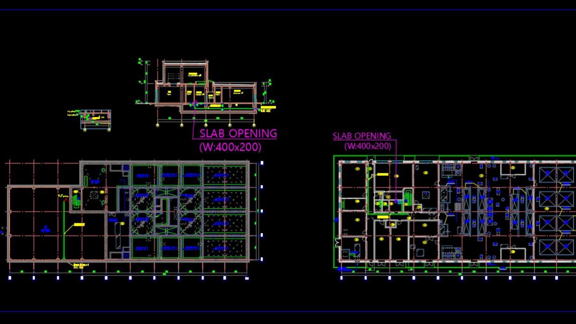 Sewage Treatment Plant Layout Plan CAD Template DWG