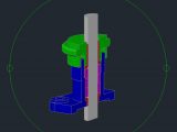 Stuffing Box 3D Model CAD Template DWG