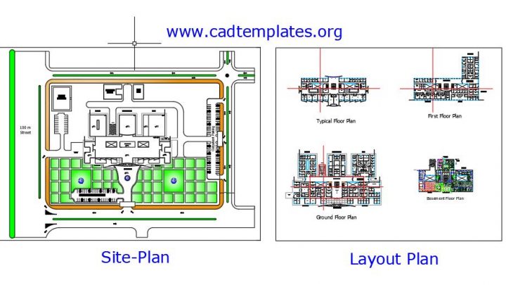 Wiring Hospital Layout Plan Autocad Template DWG