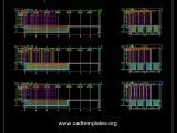 Bridge Deck Scaffolding Details CAD Template DWG