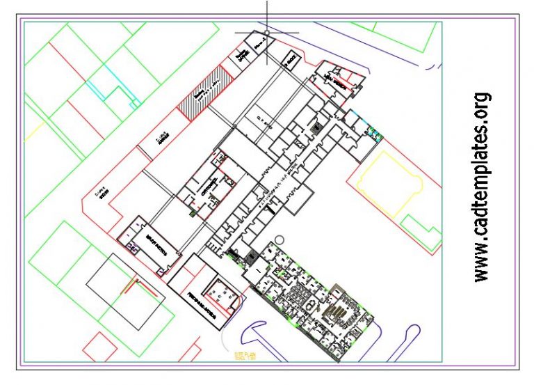 Municipality Site Plan Autocad Template DWG - CAD Templates
