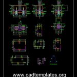 Pile Cap Reinforcement Details CAD Template DWG