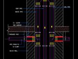 Pipe Connection to Riser Detail CAD Template DWG