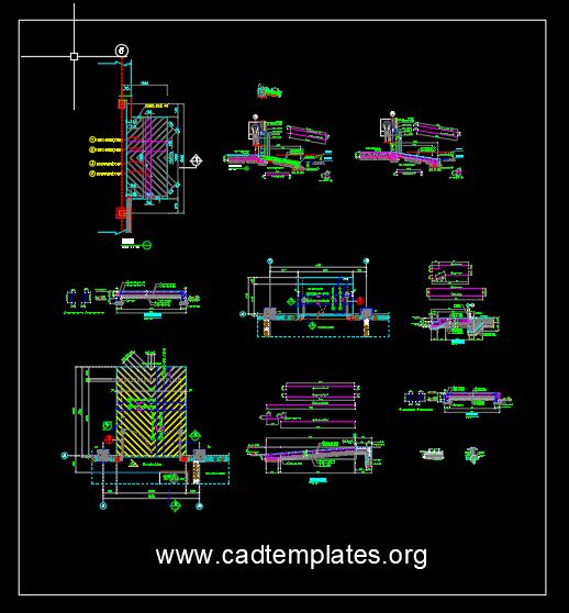 Ramp and Appron Reinforcement Details CAD Template DWG