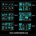 Residential Tower HVAC Installation Details Autocad Template DWG