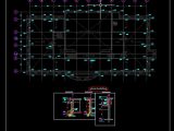 Storm Drainage Piping Layout and Elevation Details CAD Template DWG