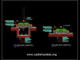 Planter Typical Details CAD Template DWG