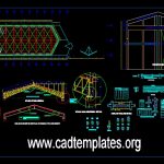 Chapel Project Elevation Steel Details CAD Template DWG