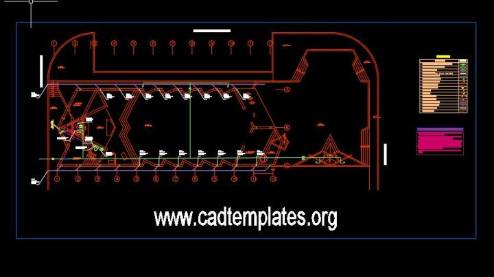 Chapel Project Sanitary Details CAD Template DWG