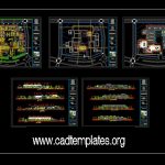 Coffee Processing Plant Cuts CAD Template DWG