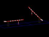 Double Safety Barrier 3d Model CAD Template DWG