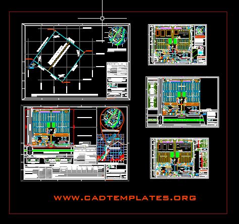 Industrial Plant Sol Pack Sac CAD Template DWG
