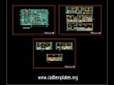 Kitchen and Publics Bathroom Project CAD Template DWG