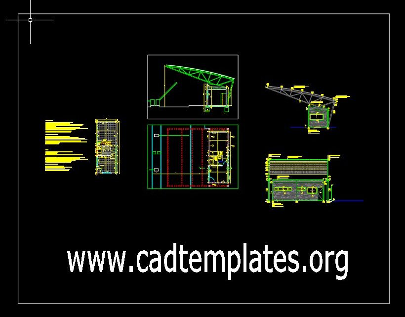 Metal Construction Details CAD Template DWG
