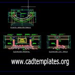 Monument Of Entrance Details CAD Template DWG