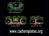 Monument Of Entrance Details CAD Template DWG