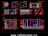 Office Of Door Man Plan and Elevation CAD Template DWG