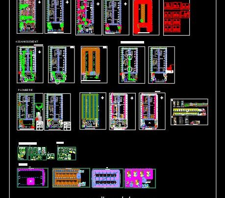 Plant Of Fruit Conservation CAD Template DWG