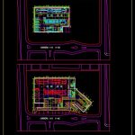 Recycling Center Project CAD Template DWG