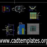 Sentry Post Plan Details CAD Template DWG